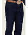 Image #2 - Blue Ranchwear Men's Bucking Horse Dark Wash Rigid Slim Straight Jeans, Dark Wash, hi-res