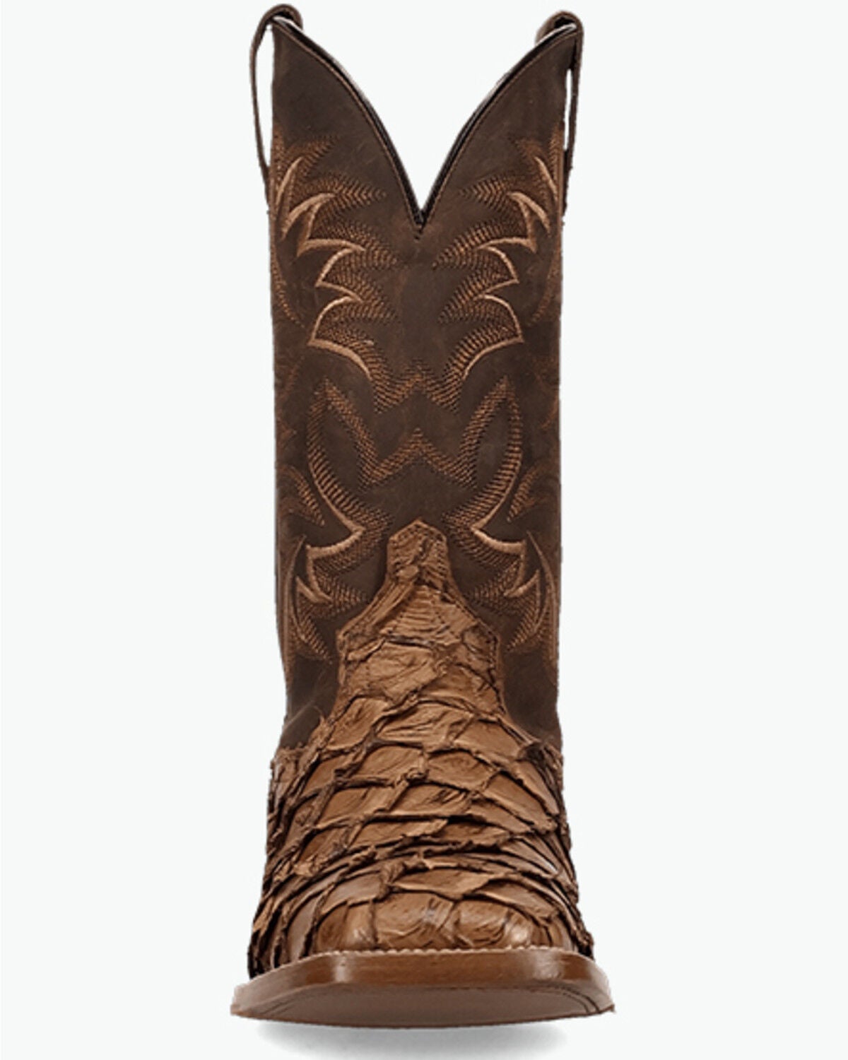 Image #4 - Dan Post Men's Marc Exotic Pirarucu Western Boots - Broad Square Toe, , hi-res