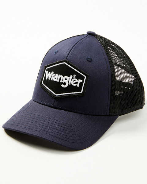 Wrangler Corduroy Trucker Hat - Black/Red , Men's