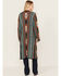 Image #4 - Rock & Roll Denim Women's Southwestern Print Long Sleeve Duster, Rust Copper, hi-res