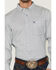 Image #3 - Cody James Men's Day Job Geo Print Long Sleeve Button-Down Stretch Western Shirt - Big, Blue, hi-res