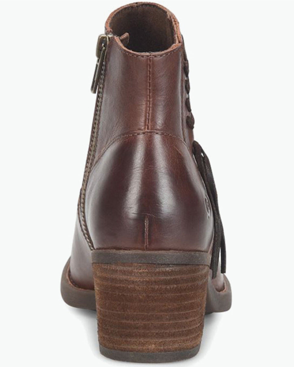 Image #5 - Born Women's Rowan Western Booties - Round Toe, Tan, hi-res