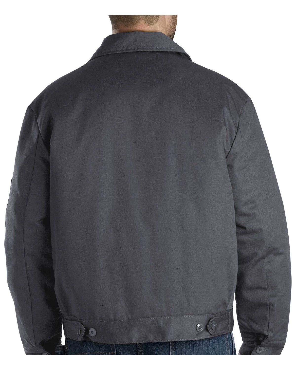 Image #2 - Dickies Men's Insulated Eisenhower Work Jacket, Charcoal Grey, hi-res