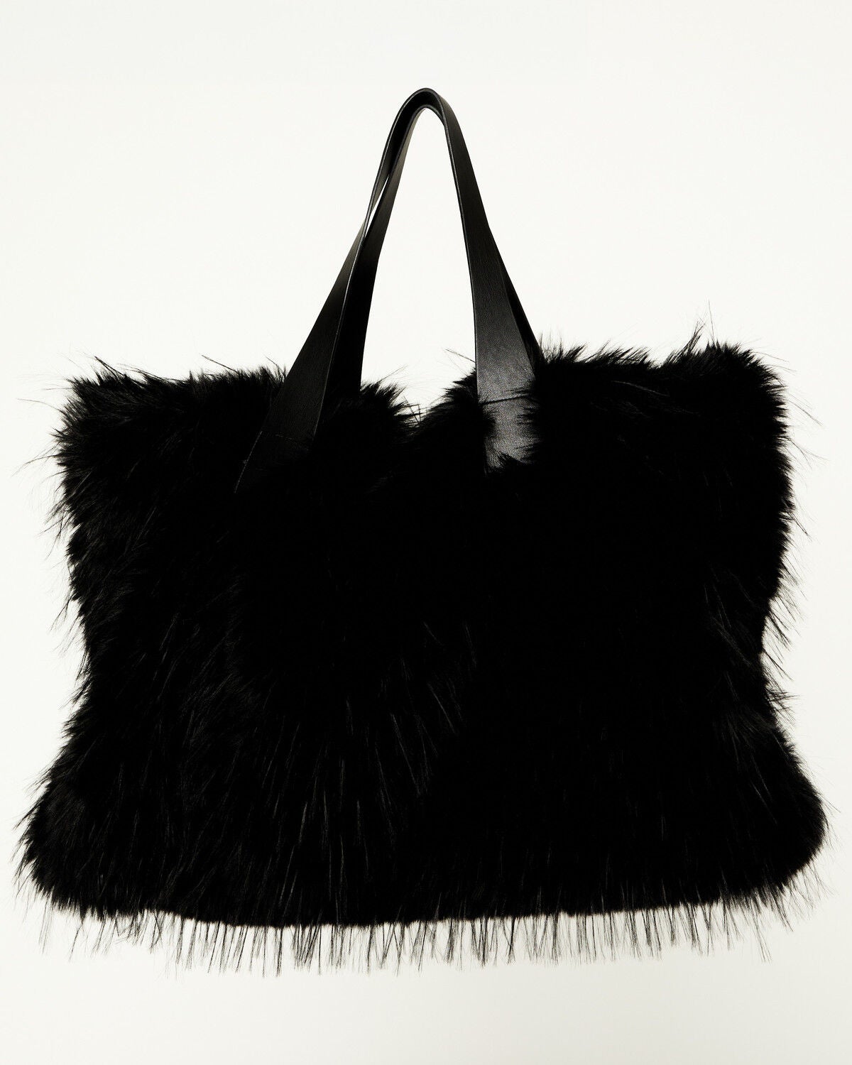 Image #2 - Azalea Wang Women's Confidante Faux Fur Bag, Black, hi-res