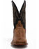 Image #4 - Dan Post Men's Bay Apache Ostrich Western Boots - Wide Square Toe, , hi-res