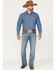 Cody James Men's Manning Light Wash Slim Boot Stretch Denim Jeans, Light Wash, hi-res