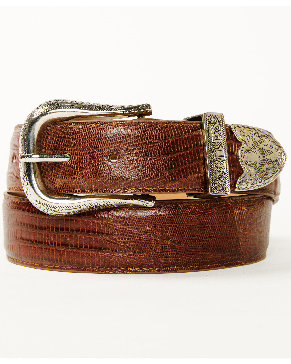 Image #1 - Cody James Black 1978® Men's Exotic Lizard Belt, Cognac, hi-res