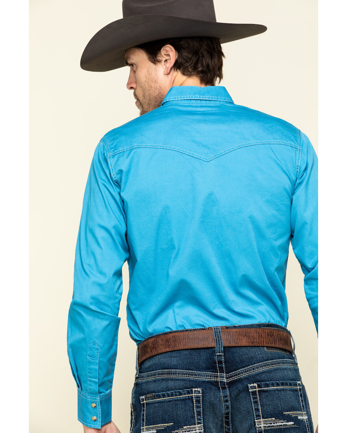 Image #2 - Wrangler Retro Men's Long Sleeve Western Shirt, , hi-res