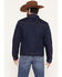 Image #4 - Zach Top X Kimes Ranch Men's Faux Wool Lined Denim Trucker Jacket, Indigo, hi-res