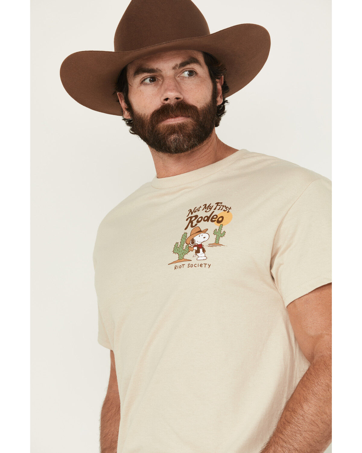 Image #3 - Riot Society Men's Peanuts Not My First Rodeo Short Sleeve Graphic T-Shirt, , hi-res