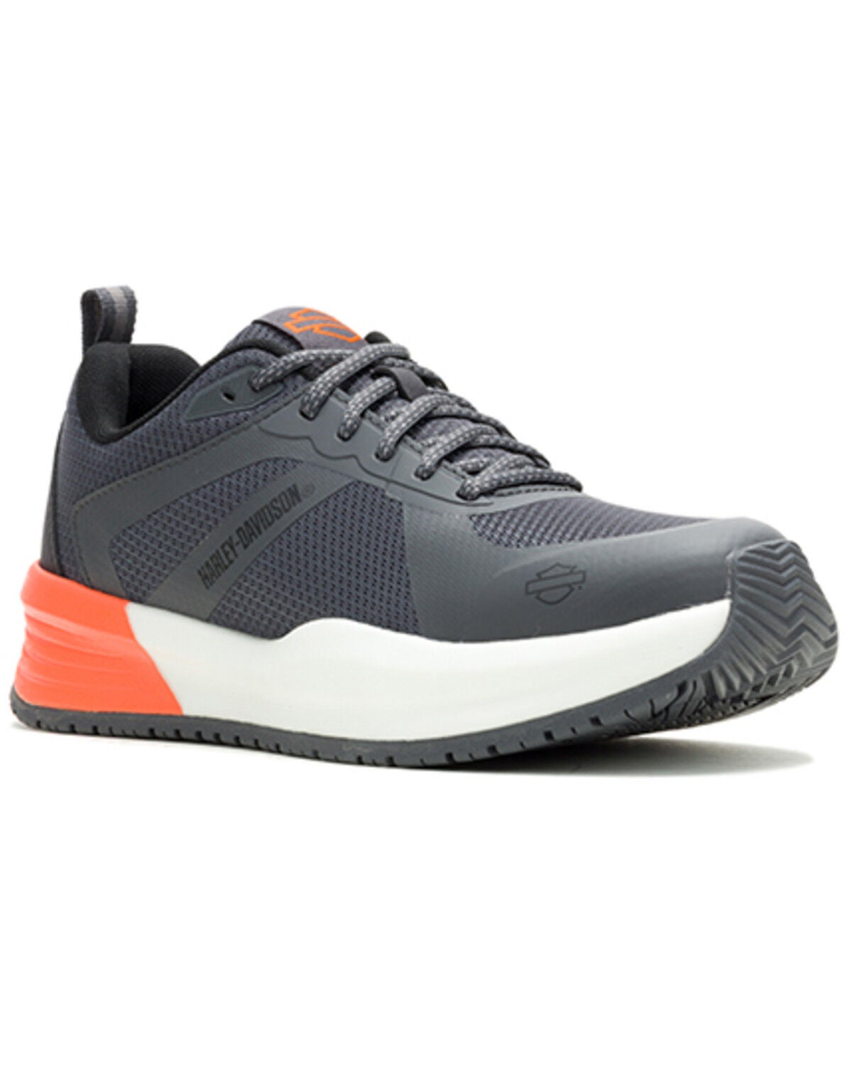 Image #1 - Harley Davidson Men's Rally All Day Wear Sneakers, Grey, hi-res