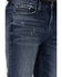 Image #2 - Brothers and Sons Men's Wilderness Distressed Stretch Regular Straight Jeans, Dark Medium Wash, hi-res