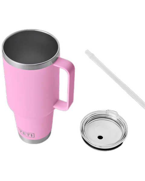 Image #3 - Yeti Rambler® 42oz Straw Lid Mug , Pink, hi-res
