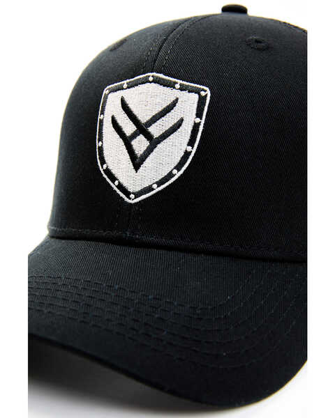 Hawx Men's Shield Logo Patch Mesh-Back Ball Cap , Black, hi-res