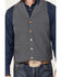Scully Men's Ranchwear Vest, Charcoal, hi-res