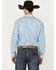 Image #4 - Stetson Men's Paisley Print Long Sleeve Pearl Snap Western Shirt , Blue, hi-res
