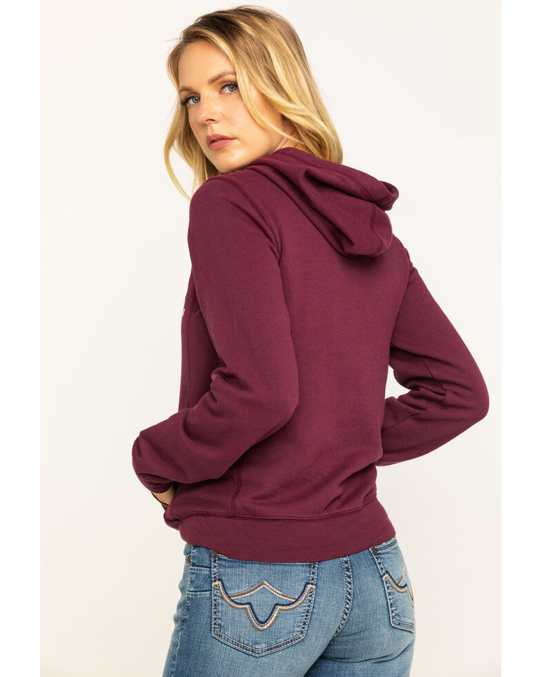 Shyanne Life Women S Wine Logo Hoodie Boot Barn