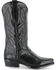 El Dorado Men's Handmade Vanquished Calf Western Boots - Square Toe, Black, hi-res