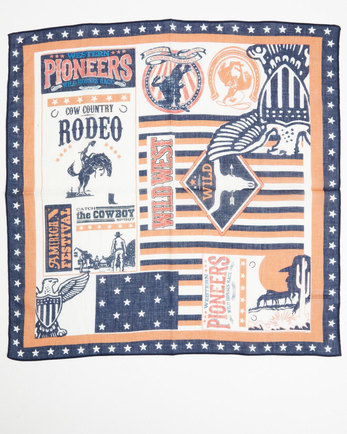 Image #1 - Shyanne Women's Wild West Bandana, Tan, hi-res