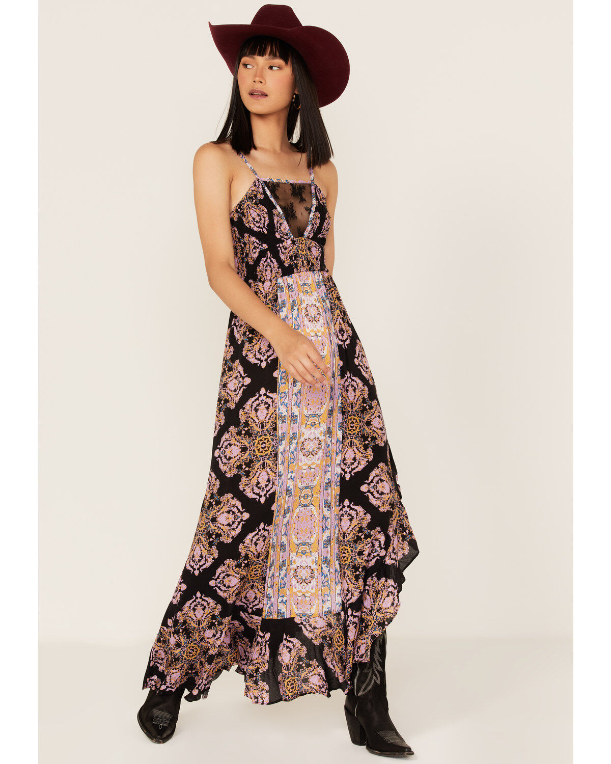 Image #2 - Free People Women's That Moment Slip Maxi Dress, Black, hi-res