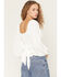 Image #4 - Originality Women's Boot Barn Exclusive Emma Long Sleeve Peplum Top, Ivory, hi-res