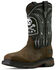 Image #2 - Ariat Men's WorkHog® XT Bolt Skull Waterproof Work Boots - Carbon Toe, Brown, hi-res