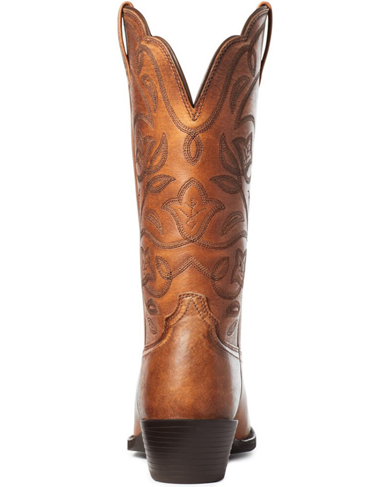 round toe western boot womens