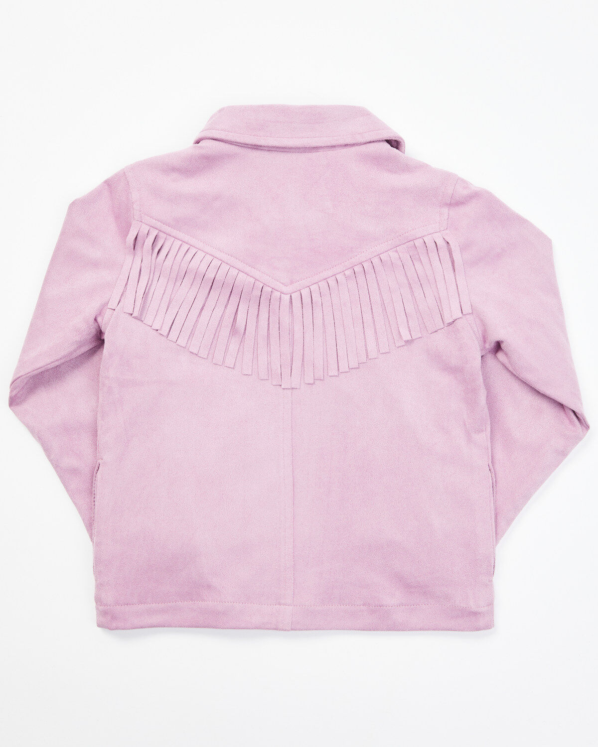Image #3 - Shyanne Toddler Girls' Faux Suede Fringe Jacket, Lavender, hi-res