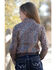 Image #2 - Cruel Girl Girls' Beige Leopard Print Long Sleeve Western Shirt, , hi-res