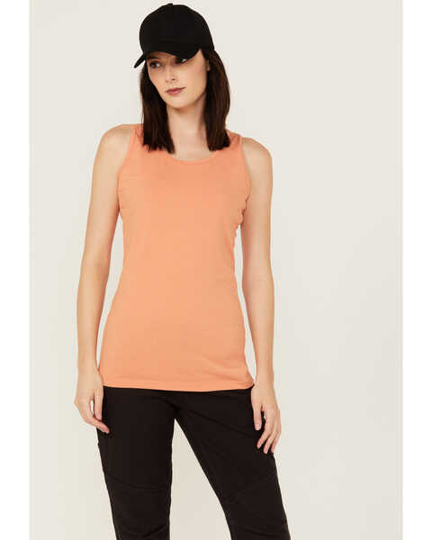 Dovetail Workwear Women's Solid Tank , Light Orange, hi-res