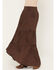 Image #2 - Wild Moss Women's Embroidered Ruffle Midi Skirt, Brown, hi-res