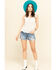 Image #6 - Rock & Roll Denim Women's Tie Strap Sweater Cami, , hi-res