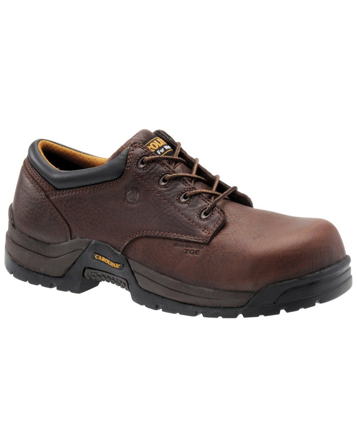 Carolina Men's ESD Oxford Shoe - Composite Toe, Dark Brown, hi-res