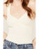 Image #3 - Free People Women's Love Letter Sweetheart Tank, Ivory, hi-res