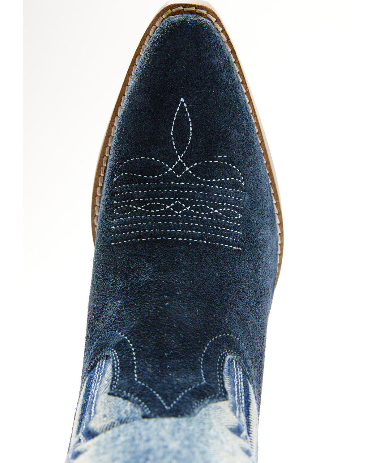 Image #6 - Idyllwind Women's Sawtelle Denim Tall Western Boots - Snip Toe, Navy, hi-res