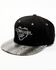 Cowgirl Up Women's Faux Snakeskin Ball Cap, Black, hi-res