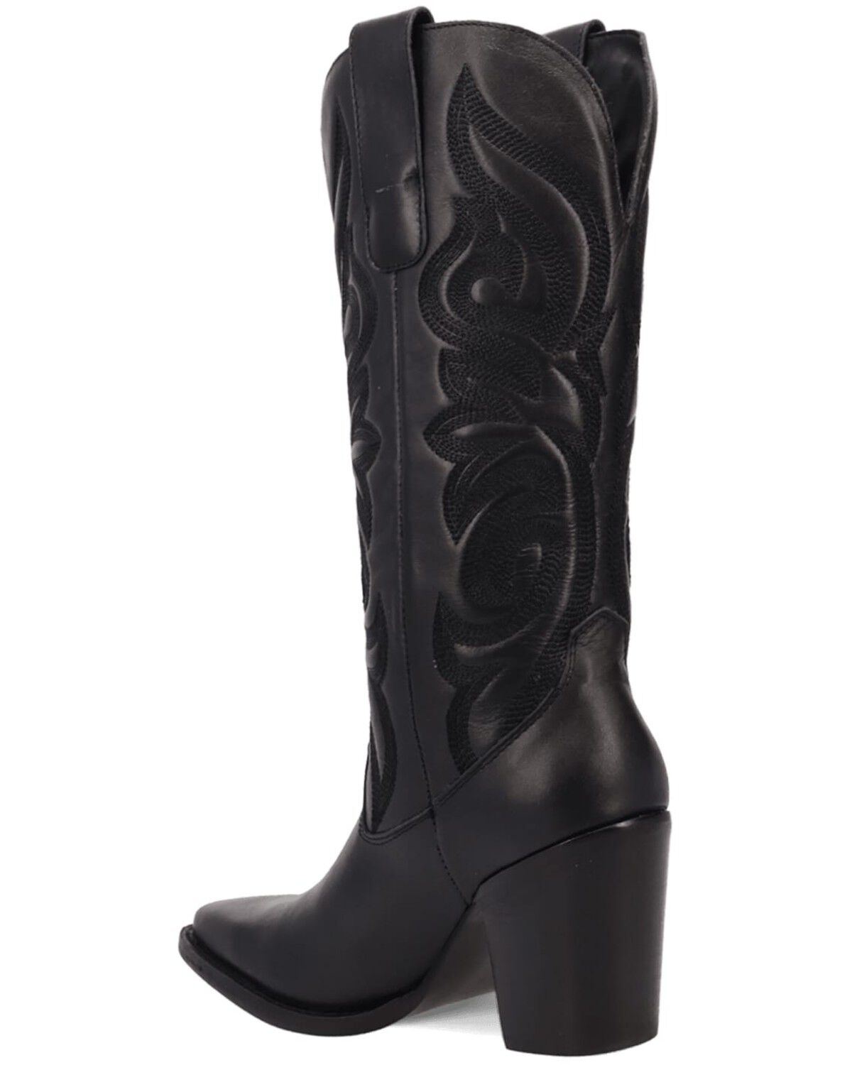 Image #7 - Dingo Women's Hensley Tall Western Boots - Round Toe, Black, hi-res