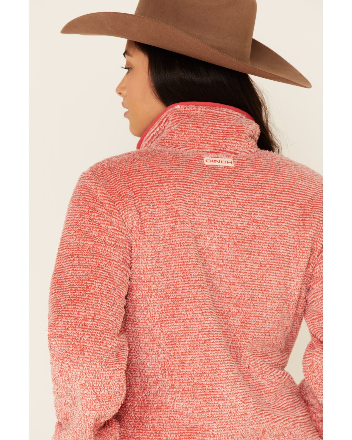 Coral Two-Tone Fleece Pullover | Boot Barn