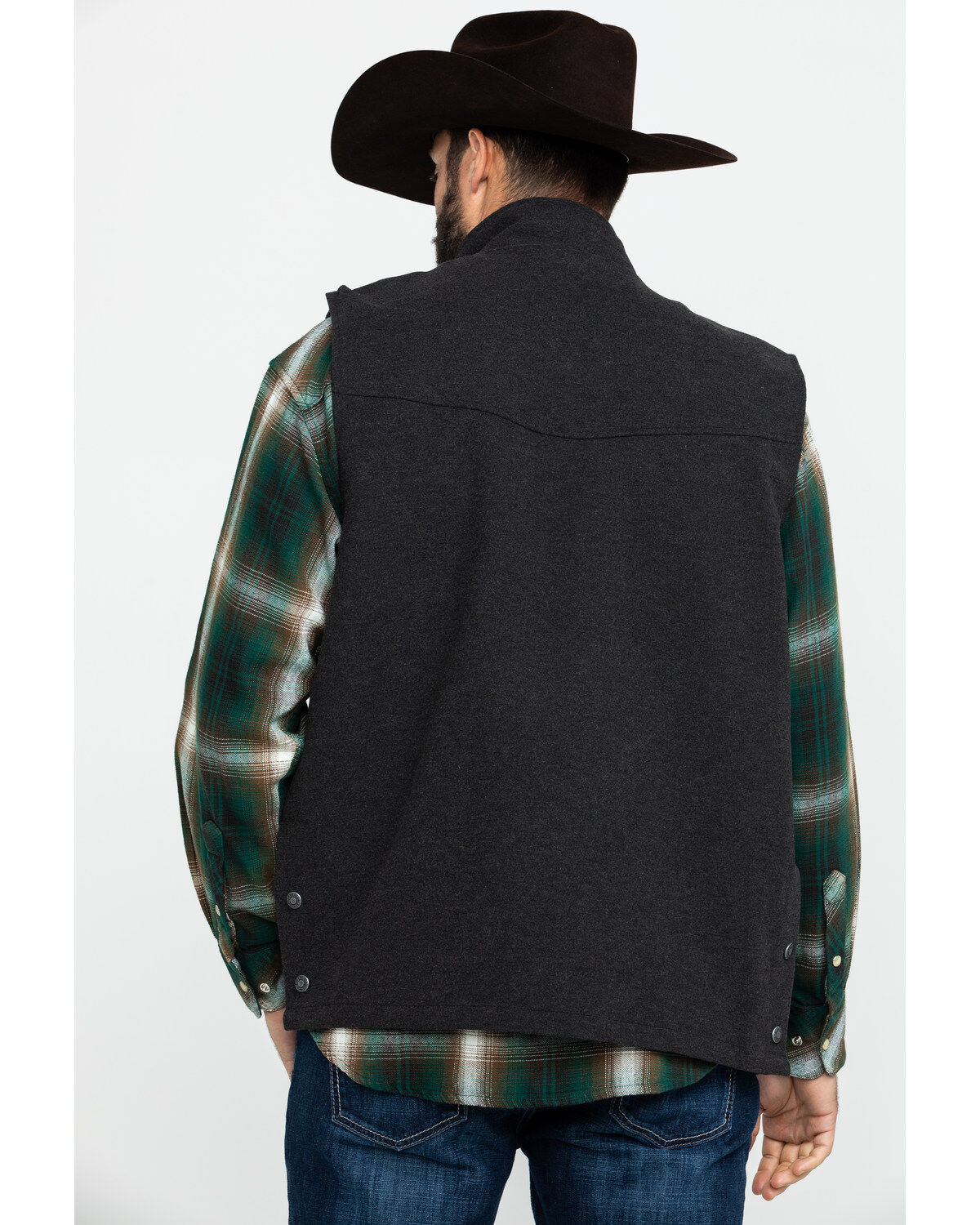 Image #2 - Outback Trading Co. Men's Oaks Vest, Black, hi-res