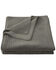 HiEnd Accents Gray Stonewashed Cotton & Velvet 3-Piece Full/Queen Quilt Set , Grey, hi-res