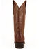 Image #3 - Ferrini Men's Stallion Western Boots - Square Toe, Cognac, hi-res