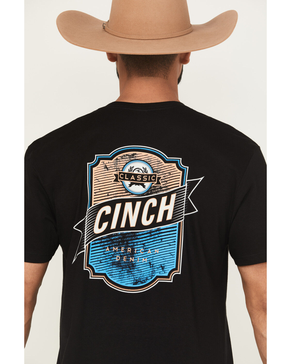 Image #4 - Cinch Men's Boot Barn Exclusive Logo Short Sleeve Graphic T-Shirt, Black, hi-res