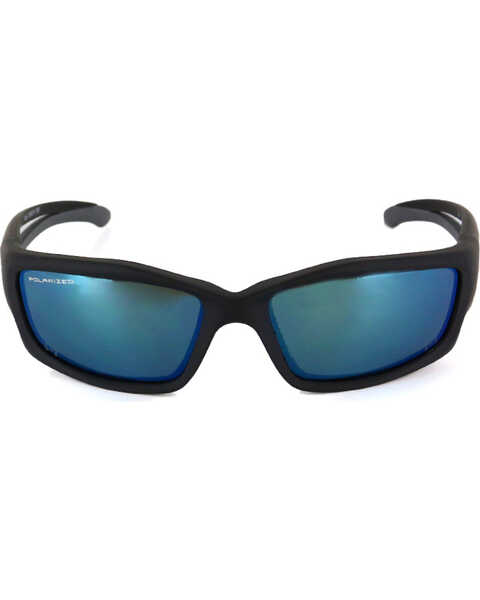Image #2 - Edge Eyewear Men's Kazbek Polarized Aqua Precision Safety Sunglasses, Black, hi-res