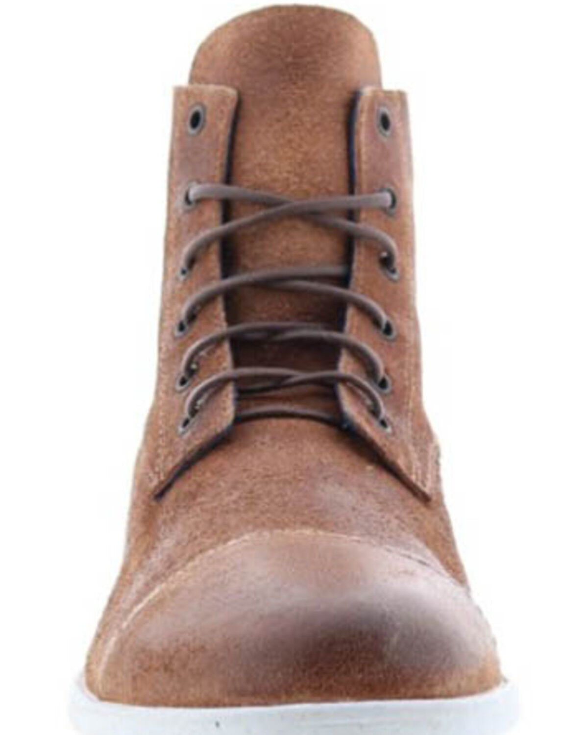 Image #4 - Bed Stu Men's Leonardo Leather Lace-Up Casual Boot - Round Toe, Tan, hi-res