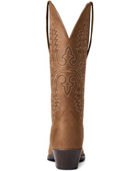 Image #3 - Ariat Women's Tan Bomber Heritage Elastic Cuff Lightweight Full-Grain Western Performance Boots - Round Toe  , Brown, hi-res