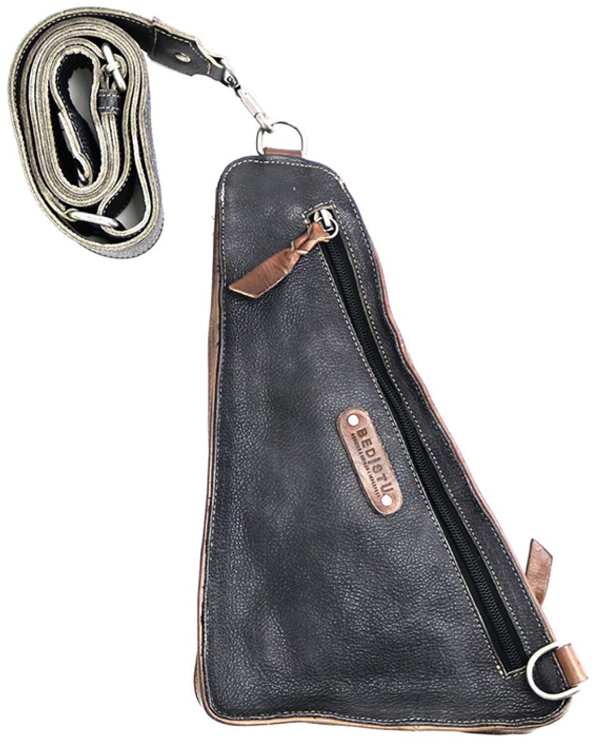 Image #3 - Bed Stu Adept Crossbody, Distressed Brown, hi-res