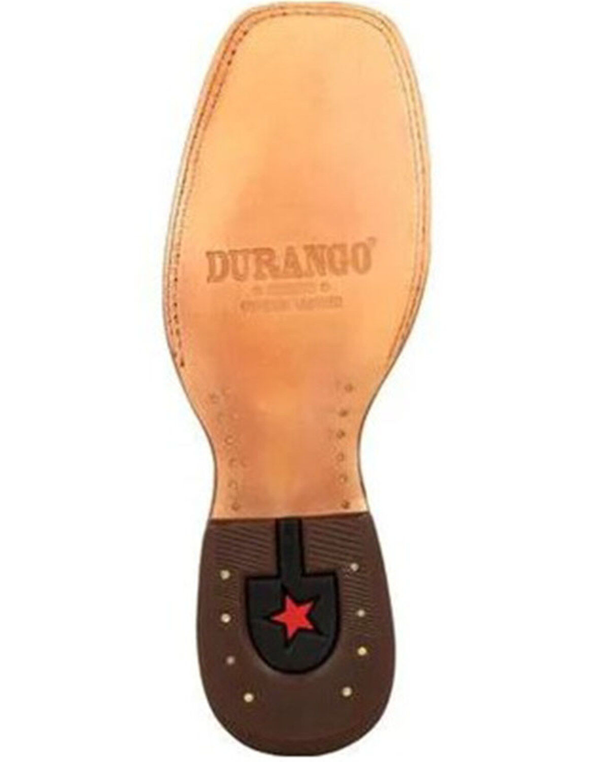 Image #7 - Durango Men's Wheat Brown Exotic Full-Quill Ostrich Western Boots - Square Toe, Brown, hi-res