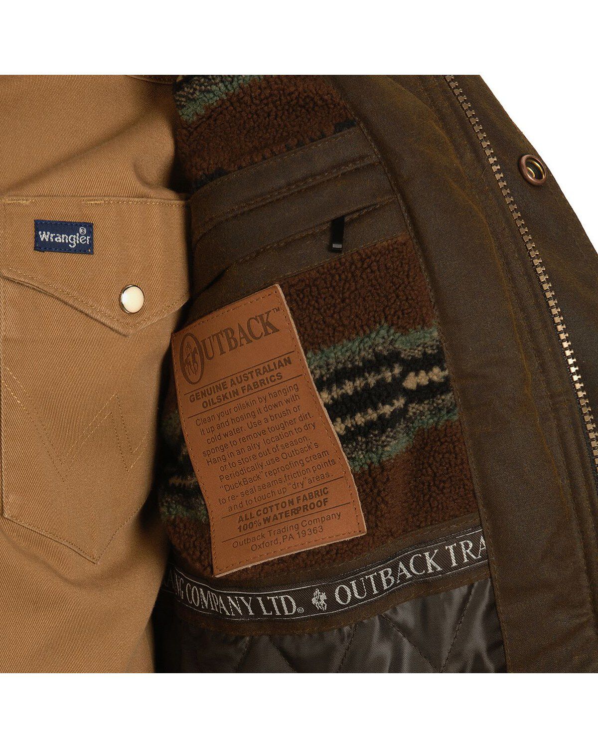 Image #2 - Outback Men's Trailblazer Jacket, Bronze, hi-res