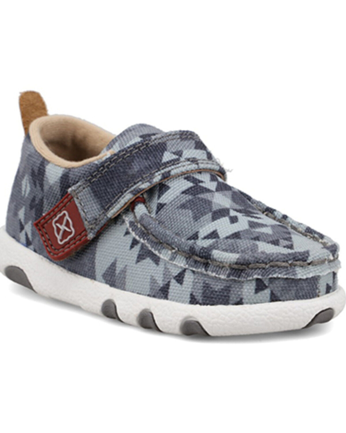 Image #1 - Hooey by Twisted X Infant Driving Mocs, Grey, hi-res