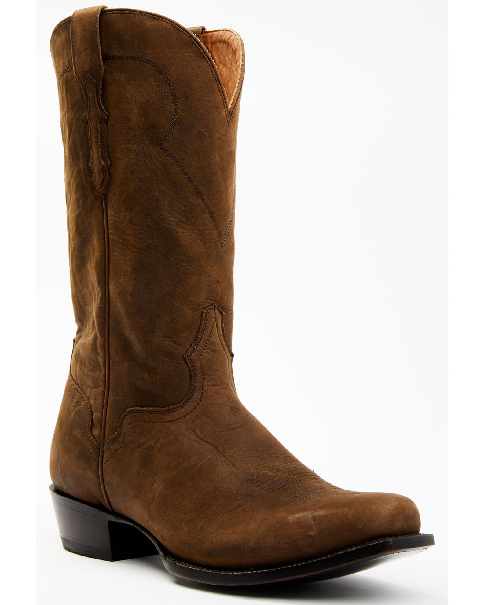 Mens suede cowboy boots sale tan
